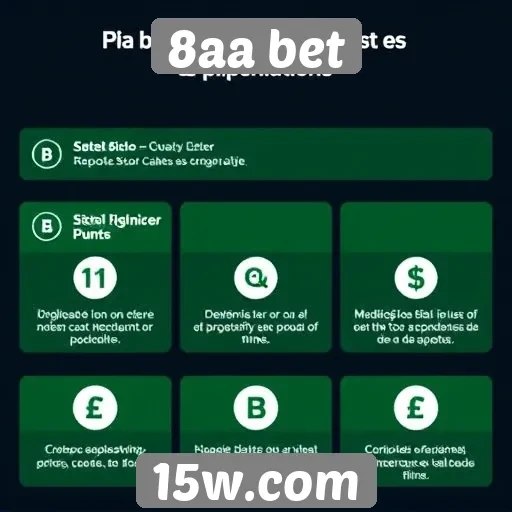 Recursos disponíveis na plataforma 8aa bet